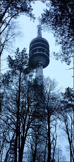Fernsehturm Schferberg im winter