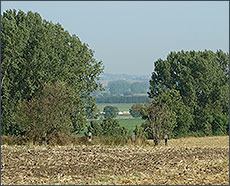 Pabstdorf. Standort des Telegraphen