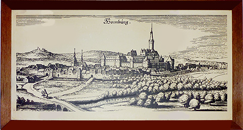 Hornburg, Stich um 1650
