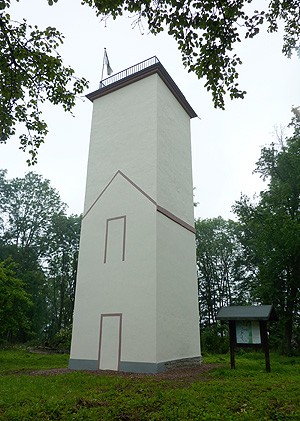 Burgberg, Telegraphenturm von hinten