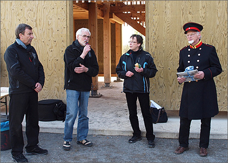 Friedhelm Spieker, Josef Khne, Marianne Thomann 
            und Reinhald Zabel