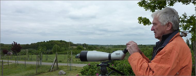 Albert Schwarz auf dem Panoramaweg